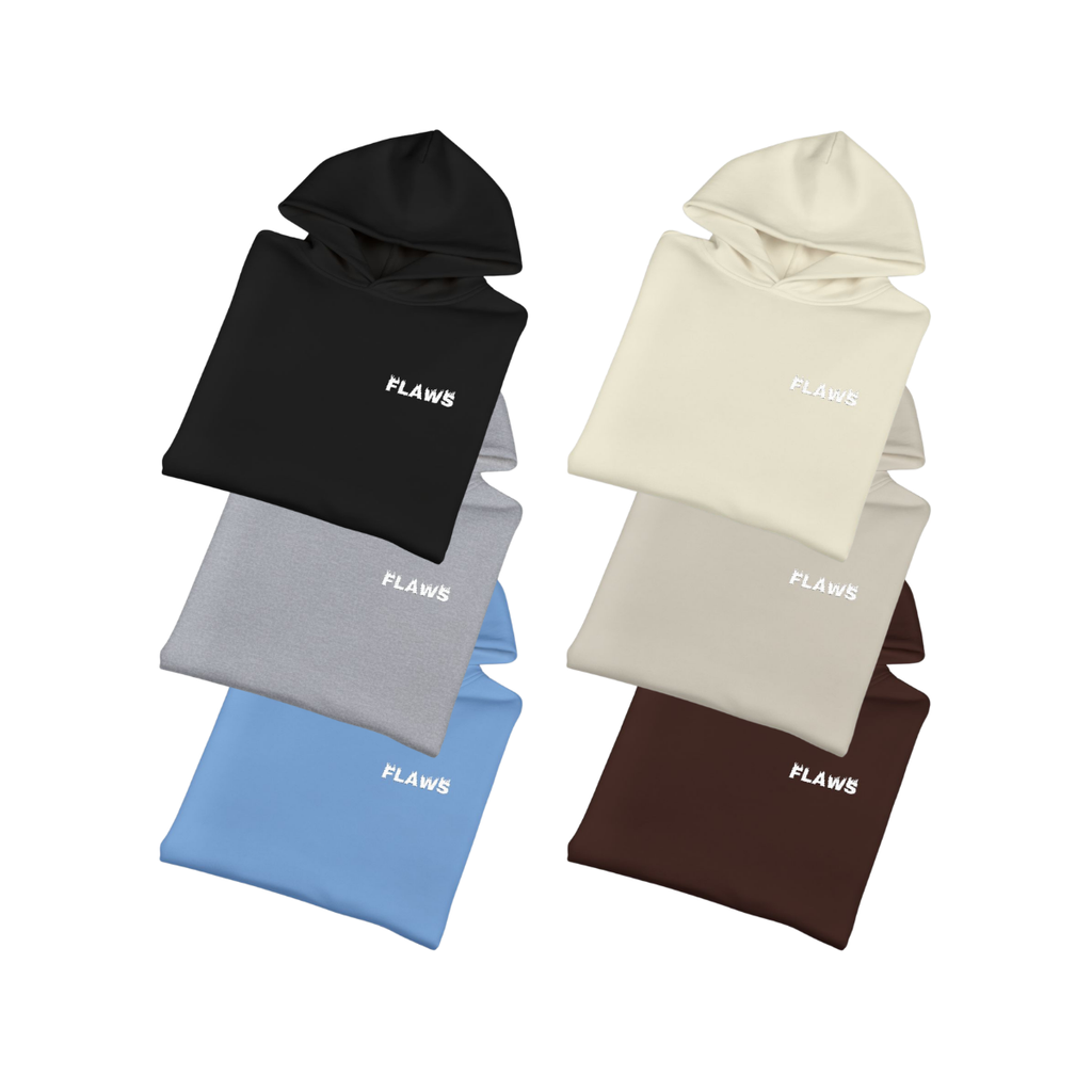 HOODIE FLAWS - WHITE