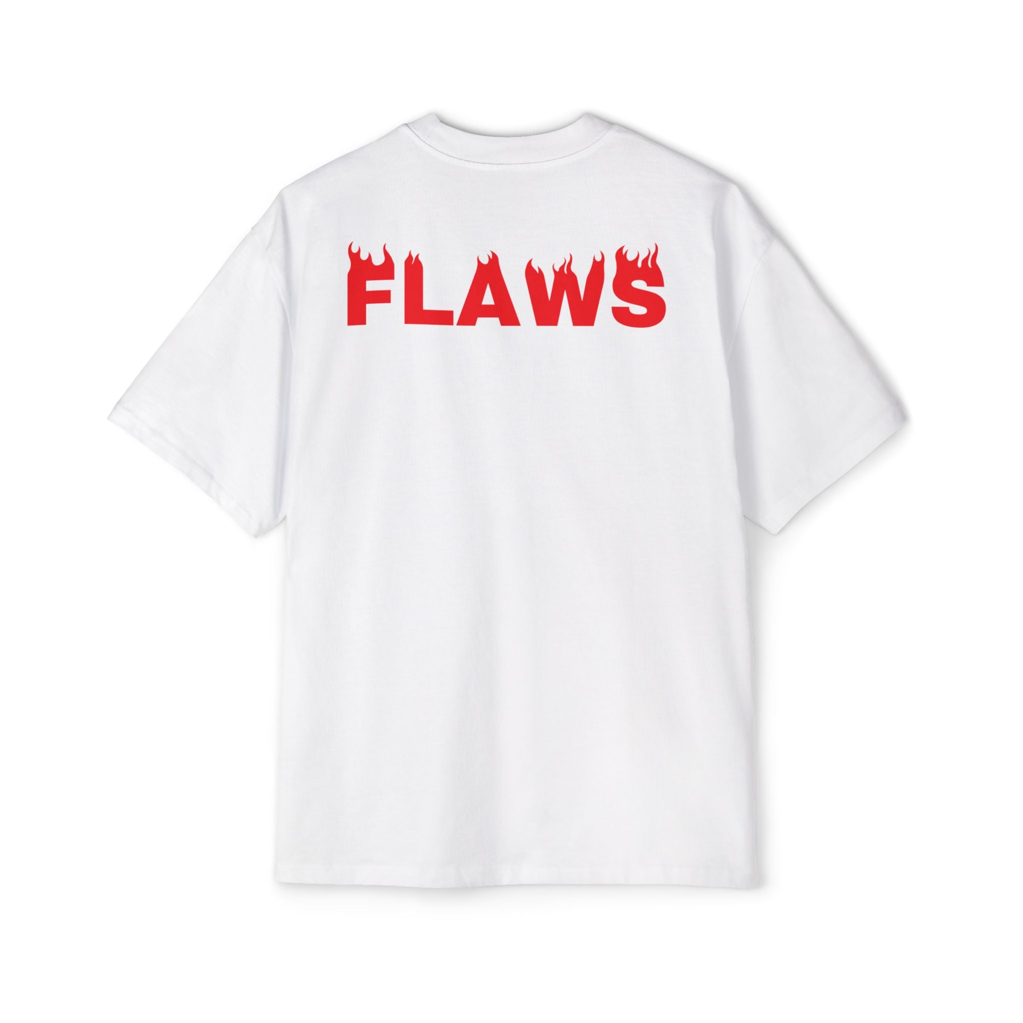 LARGE FLAWS RED - WHITE