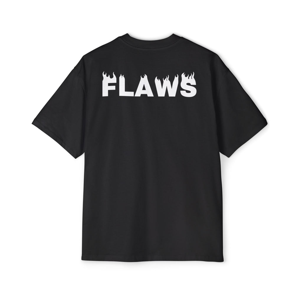 LARGE FLAWS WHITE - BLACK