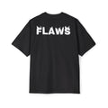 LARGE FLAWS WHITE - BLACK