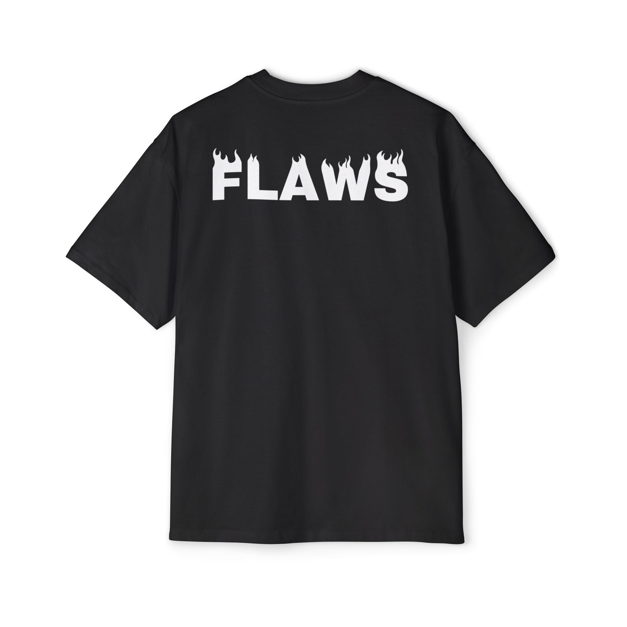 LARGE FLAWS WHITE - BLACK
